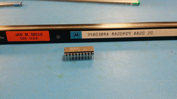 (1 PC) JM38510/34803BRA (54F245/BRAJC) Bus XCVR Single 8-CH 3-ST 20-Pin CDIP