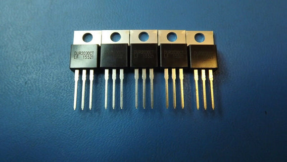 (5PCS) DUR2030CT LITTELFUSE DIODE RECTIFIER 10A 300V TO220AB