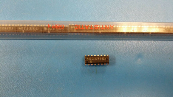 (2 PCS) N82S131N SIGNETICS 512X4 OTPROM, 50ns, PDIP16