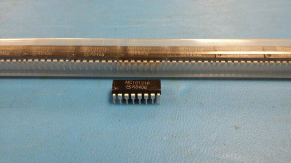 (2 PCS) MC10131P D Flip-Flop, 2-Func, Positive Edge Triggered, 1-Bit, PDIP16