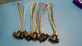 (5 PCS) MDC-166-010A PDI CONN FEMALE MINI DIN 6 CONTACTS 10cm(4") PANEL MOUNT