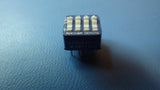(5)  5435640-2 DIP Switches / SIP Switches SPST 4POS RCKR UNSLD T/H DIP SWITCH