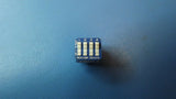(5)  5435640-2 DIP Switches / SIP Switches SPST 4POS RCKR UNSLD T/H DIP SWITCH