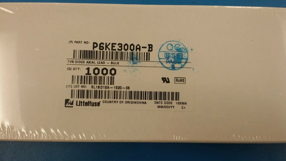 (25 PCS) P6KE300A-B ESD Suppressors / TVS Diodes 600W 300A Uni-Directional ROHS