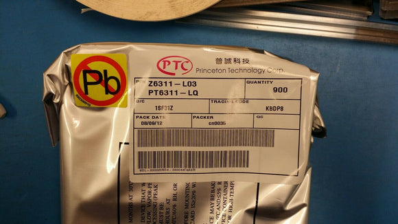 (1 PC) PT6311-LQ PRINCETON TECH VFD DRVR CONTROLLER IC 7V 0.025mA LQFP-52 ROHS