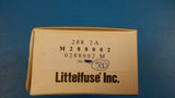 (5 PCS) 288002 LITTELFUSE Electric Fuse, Fast Blow, 2A, 250VAC, 100A