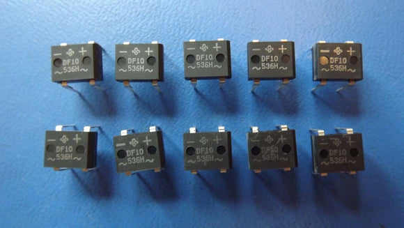 (10PCS) DF10M-E3/45 GS/VISHAY Bridge Rectifiers 1.0 Amp 1000 Volt 4-pin