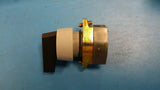 (1 PC) EAO SWITCH 704.102.0/6 SELECTOR SWITCH-ACTUATOR 2 POSIT