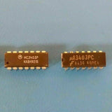 (2 PCS) UA3403PC VINTAGE 1978 FSC Op Amps Quad Low Power  ±15V/30V 14-Pin PDIP