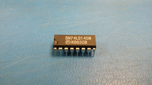(15 PCS) SN74LS145N MOT IC BCD-TO-DECIMAL DECODR 16-DIP