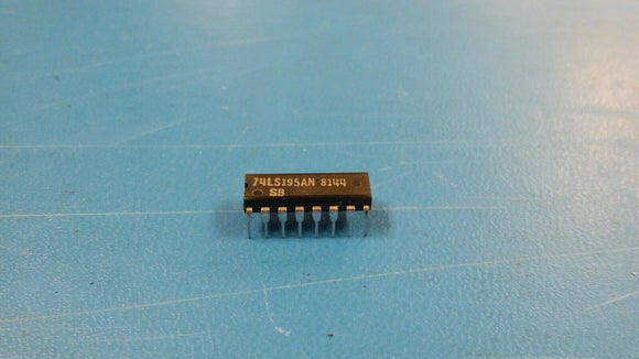 (25 PCS) 74LS195AN SIGNETICS, SHIFT REGISTER, 4 BIT, 16 PIN DIP