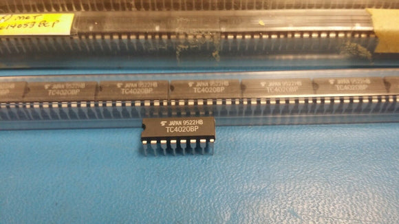 (10 PCS) TC4020BP TOSHIBA IC COUNTER 14BIT BINARY 16DIP