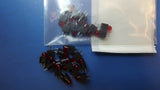 (23PCS) 550-5104F DIALIGHT LED Circuit Board Indicators RED DIFF SUP BRIGHT