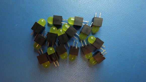 (16PCS) 550-5304F DIALIGHT LED Uni-Color Yellow 585nm 2-Pin