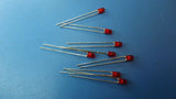 (8PCS) SSLLX3044ID-5V LUMEX LED Uni-Color Red 635nm 2-Pin T-1