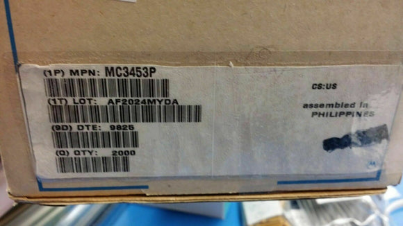 (2 PCS) MC3453P MOTOROLA LINE DRIVER, PDIP16