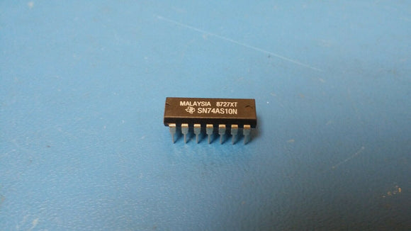 (10 PCS) SN74AS10N TI NAND Gate 3-Element 3-IN Bipolar 14-Pin PDIP
