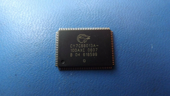 (1PC) CY7C68013A-100AXC   MCU 8-bit USB FX2LP 3.3V 100-Pin TQFP