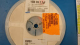 (50 PCS) CL10C2R2BBNC SAMSUNG MLCC CERAMIC CAPACITOR 2.2pF 50V COG 0603