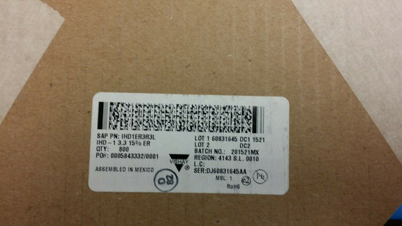 (10 PCS) IHD1ER3R3L VISHAY Fixed Inductors 3.3 UH 15% ROHS