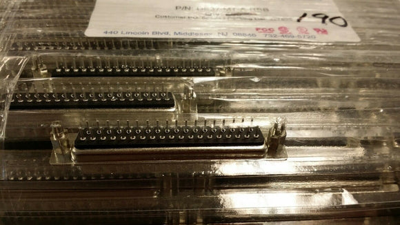 (2 PCS) DS37-MT-A-RSB D-Sub Conn 37 Pin Male 0.109 inch Pitch Solder Terminal