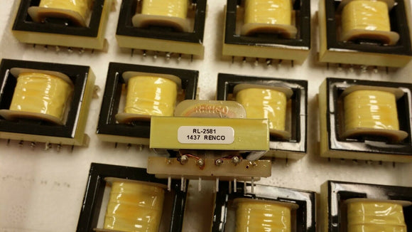 (1 PC) RL-2581 RENCO  FLYBACK TRANSFOMER FOR NATIONAL SEMICONDUCTOR LM-258X