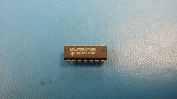 (12 PCS) SN74S113AN TI IC,FLIP-FLOP,DUAL,J/K TYPE,S-TTL,DIP,14PIN,PLASTIC