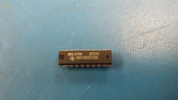 (2 PCS) SN74AS533N Bus Driver, 1-Func, 8-Bit, Inverted Output, TTL, PDIP20