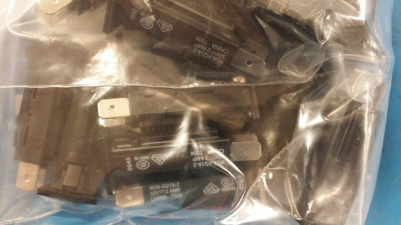 (1 PC) W28-XQ1A-2 P&B Circuit Breaker Thermal 1Pole 2A 250VAC/32VDC