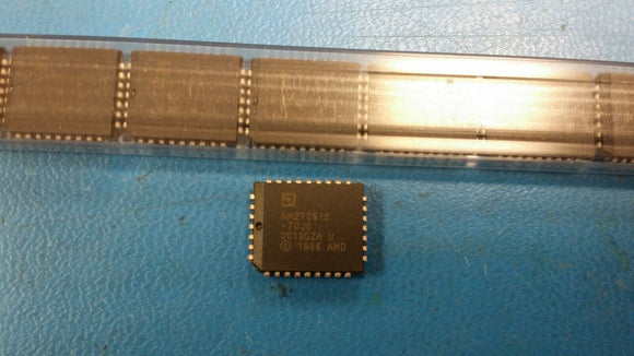 (2 PCS) AM27C512-70JC AMD EPROM OTP 512K-Bit 64K x 8 70ns 32-Pin PLCC