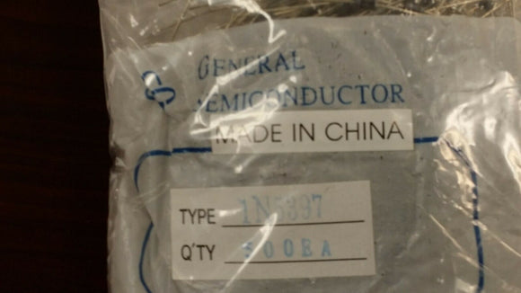 (25 PCS) 1N5397 VISHAY/GS DIODE GEN PURP 600V 1.5A DO15