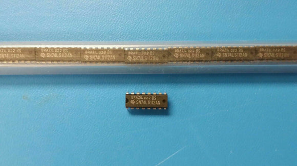 (25 PC) SN74LS112AN TI Flip Flop JK-Type Neg-Edge 2-Element 16-Pin PDIP