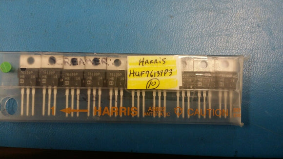 (2 PCS) HUF76139P3 Harris Power MOSFET Transistor 75A 30V TO-220AB