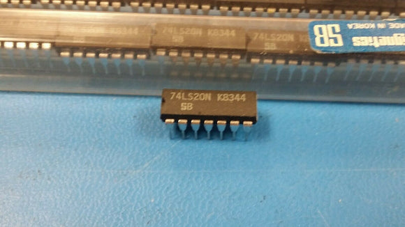 (10 PCS) 74LS20N SIGNETICS NAND Gate IC 2 Channel 14-PDIP