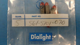(5 PCS) 561-5101-070 DIALIGHT LED CBI, Single Red Diffused 2.1V 20mA
