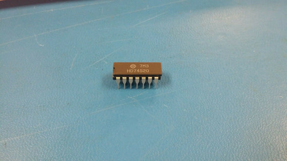 (1 PC) HD74S20 Hitachi, Ltd. NAND Gate, TTL, CDIP14