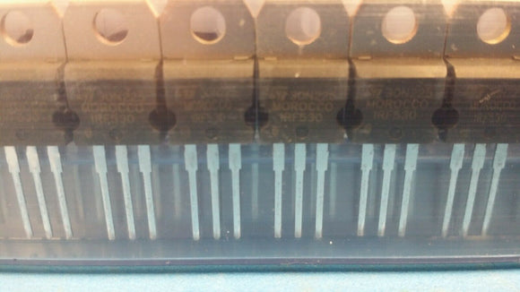 (10 PCS) IRF530 STMicroelectronics MOSFET N-CH 100V 14A TO-220