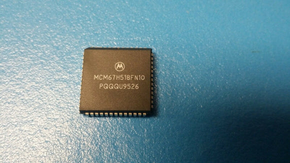 (1 PC) MCM67H518FN10 MOT Cache SRAM, 32KX18, 10ns, BICMOS, PLCC52