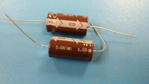 (2) KME16V472M16X31.5 Cap Aluminum Lytic 4700uF 16V 20% 105°C Axial (16X31.5mm)