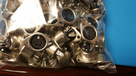 (1 PC) DS-005 POWER DYNAMICS 5 PIN FEMALE DIN CONNECTOR