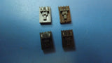 (4 PCS) 50-57-9404 MOLEX CONNECTOR HOUSING 4POS .100 W/LATCH