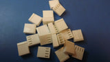 (20 PCS) 10-11-2043 MOLEX Connector Housing RCP 4 POS 2.54mm Crimp