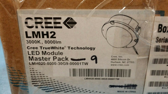 (1 PC) CREE LMH020-8000-30G9-00001TW LED MOD 8000LM WHITE 3000K DOME