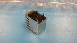 (5 PCS) G7410AE012-005 WIESON Ethernet Connectors RJMG 2x1, 10/100, with LEDs