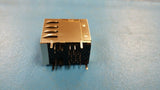 (5 PCS) G7410AE012-005 WIESON Ethernet Connectors RJMG 2x1, 10/100, with LEDs