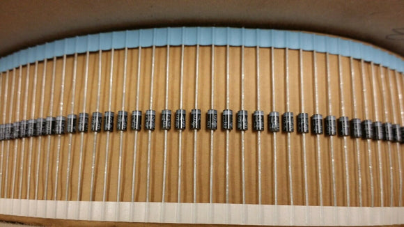 (100 PCS) SAC12 GENERAL SEMI TVS DIODE 12V 19V DO204AC