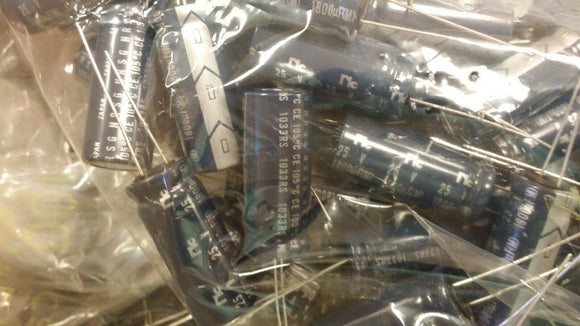 (25 pcs) NRSG182M25V12.5X30F NIC Cap Aluminum 1800uF 25V 20% Radial 105°C ROHS
