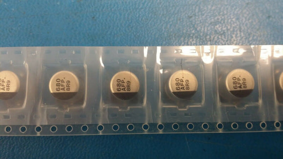 (10 PCS) EEE-FP1A681AP PANASONIC Cap Aluminum 680uF 10V 20% 105°C SMD ROHS