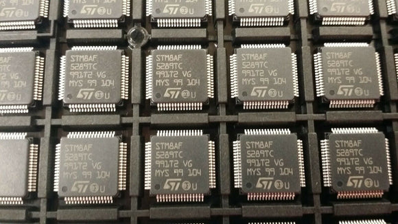 (2 PCS) STM8AF5289TCY MCU 8-bit STM8A STM8 CISC 64KB Flash 3.3V/5V 64-LQFP ROHS