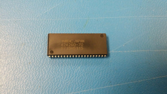 (2 PCS) UPD424260-70 NEC Fast Page DRAM, 256KX16, 70ns, CMOS, SOJ-40